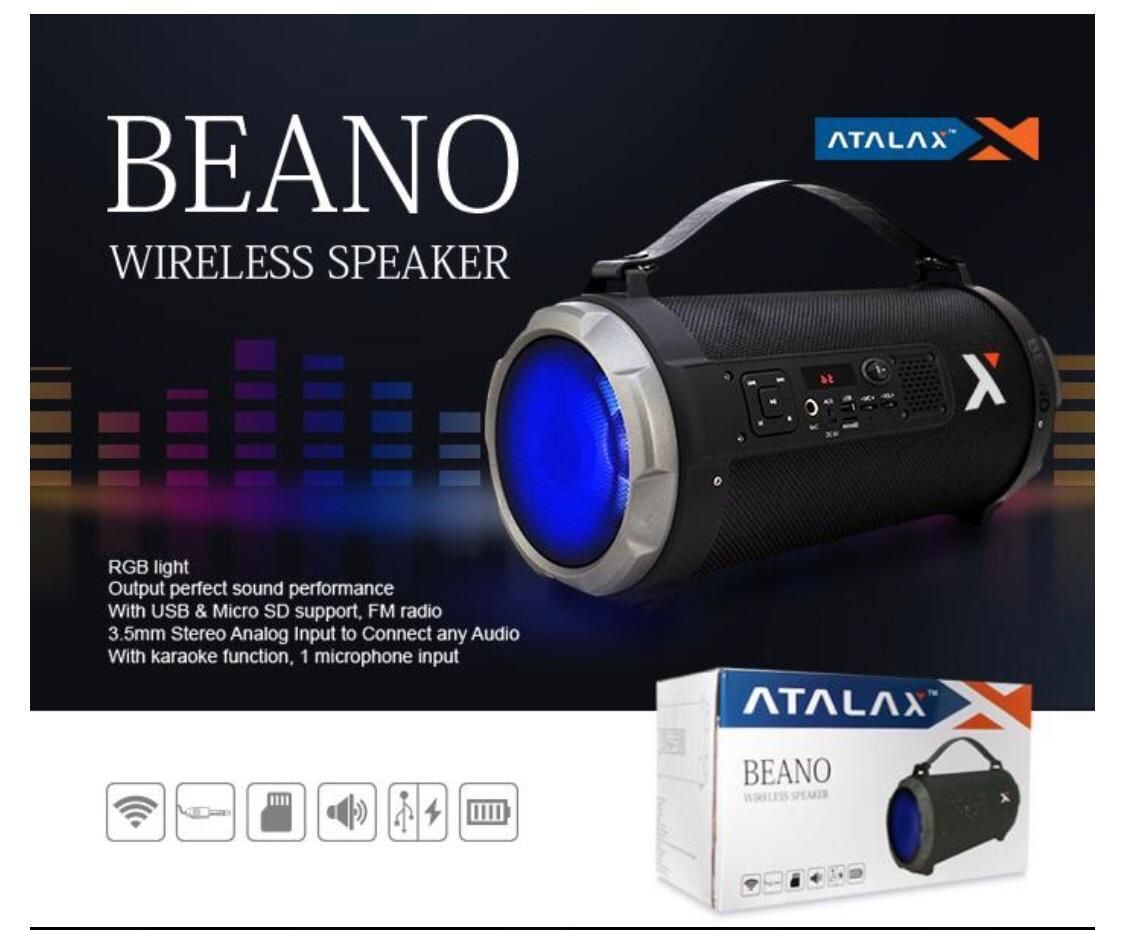 Atalax bluetooth speaker best sale price