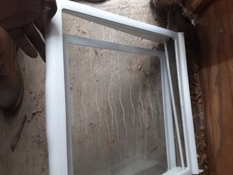 Refrgerator glass and shelves