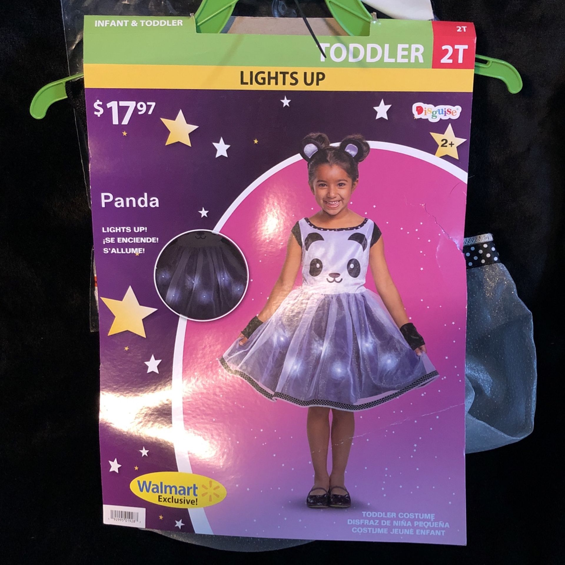 Panda 🐼 Halloween Light Up Size 2T Costume 