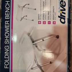 Folding Shower Bench New In Box