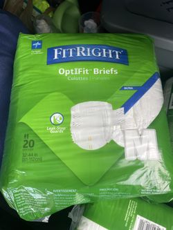 Fit Bright Optic Fit Briefs,Mediums