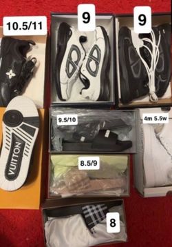 Shoes and designer slides