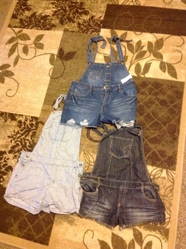 Girls jean overalls..