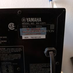 Yamaha Nat. Sound AV Receiver RX-V371