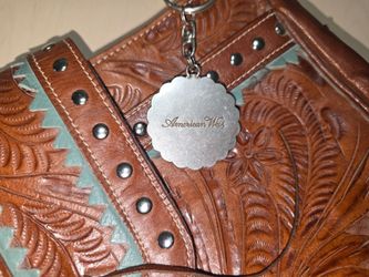 Leather purse American West