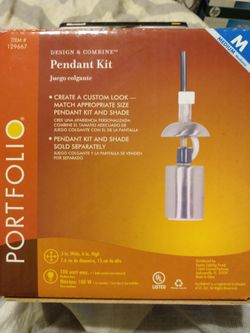 Portfolio pendant light kit
