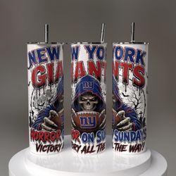 New York Giants Football Tumbler
