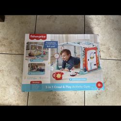 Brand New Fisher Price 3-in-1 Crawl & Play Activity Gym 