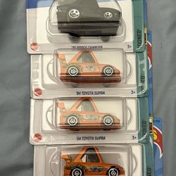 Hotwheels Tooned F&F Charger and Supra