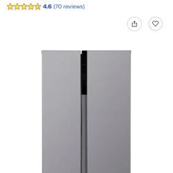 Frigidaire - 21.4 Cu. Ft. Side-by-Side Counter-Depth Refrigerator with Fresh Storage