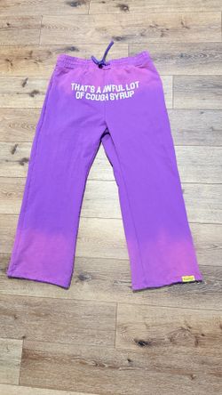 Purple Awful Lotta Cough Syrup Pants