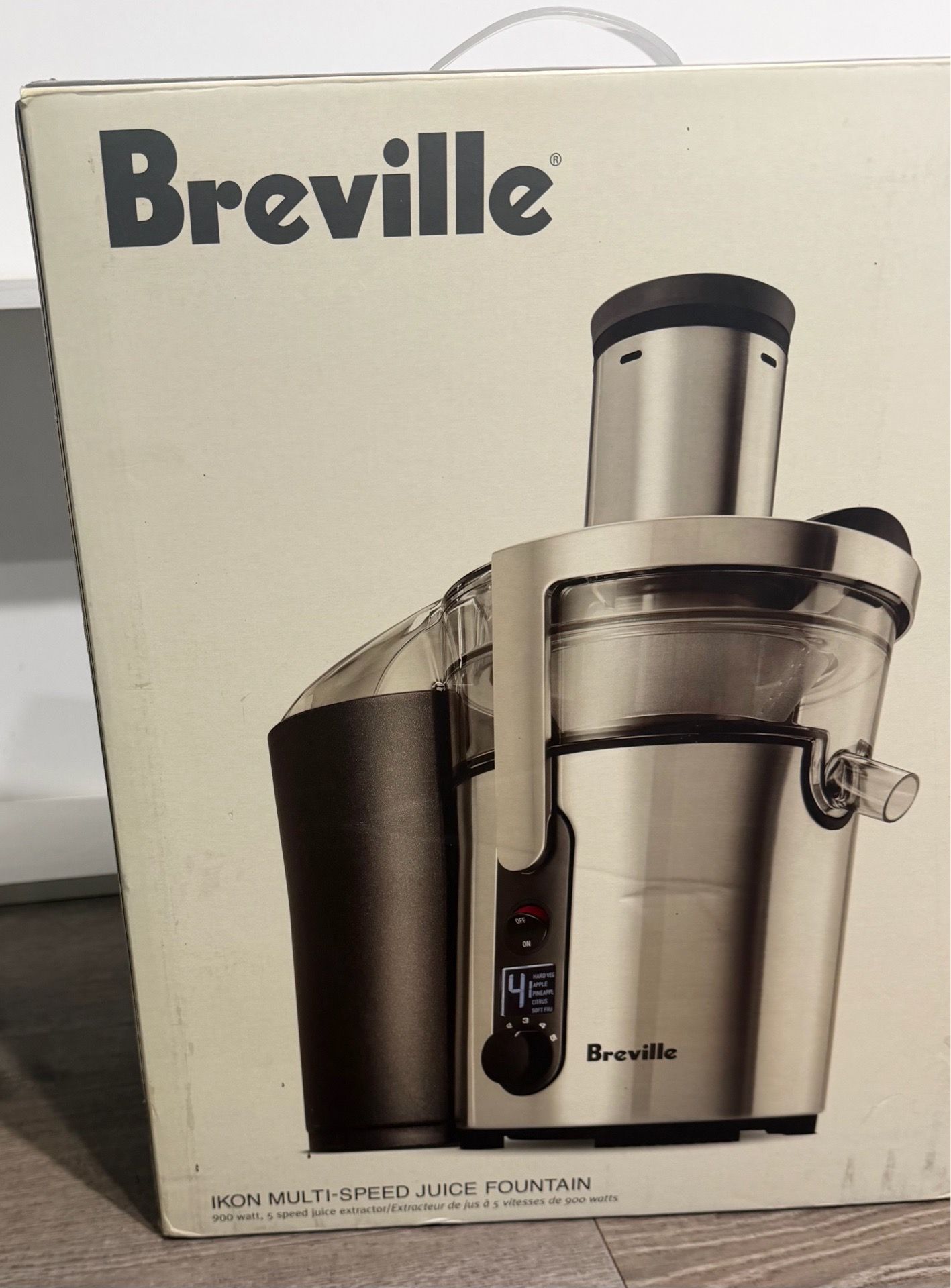 Breville IKON Multi-Speed Juice Fountain NIB
