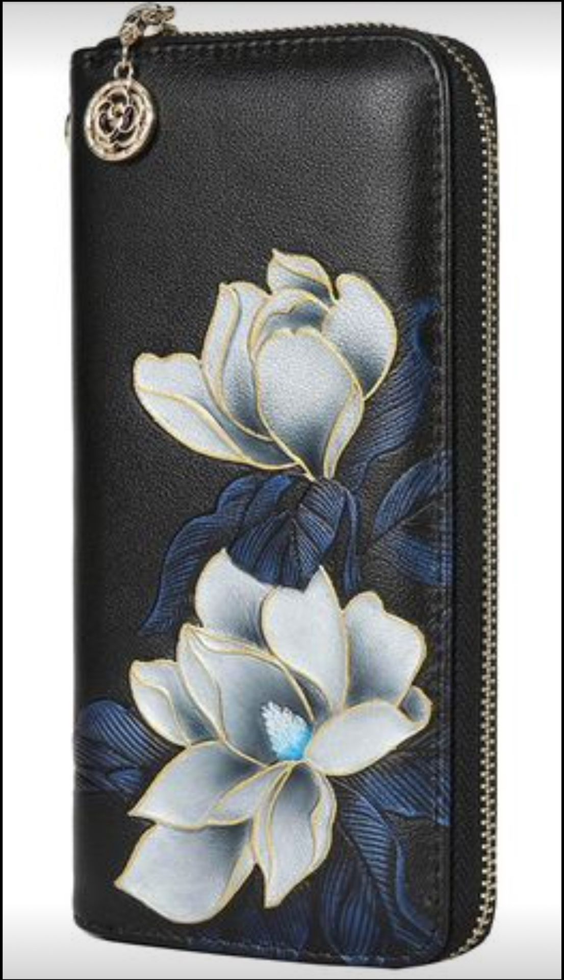 Brandnew Leather Wristlet Wallets for Women, Fashion Wristlet Purses, Women’s Handbag, Slim Leather Credit Card wallet for Ladies