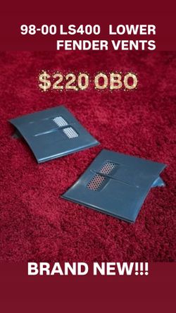 98-00 Lexus LS400 Lower Fender Vents