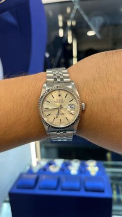 Rolex Datejust 36MM Silver Cream Dial on Jubilee Bracelet