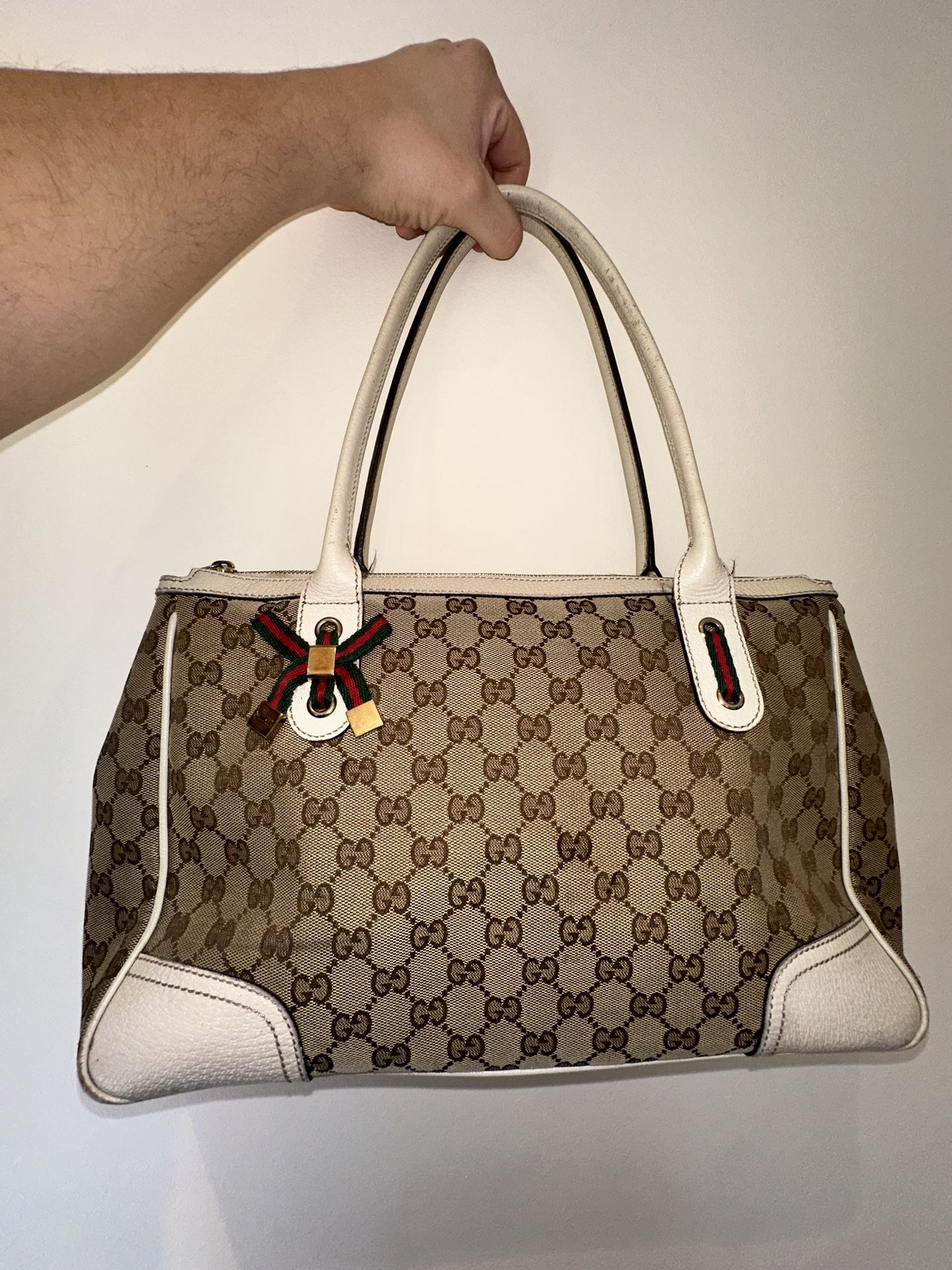 GUCCI Canvas Tote Style Bag