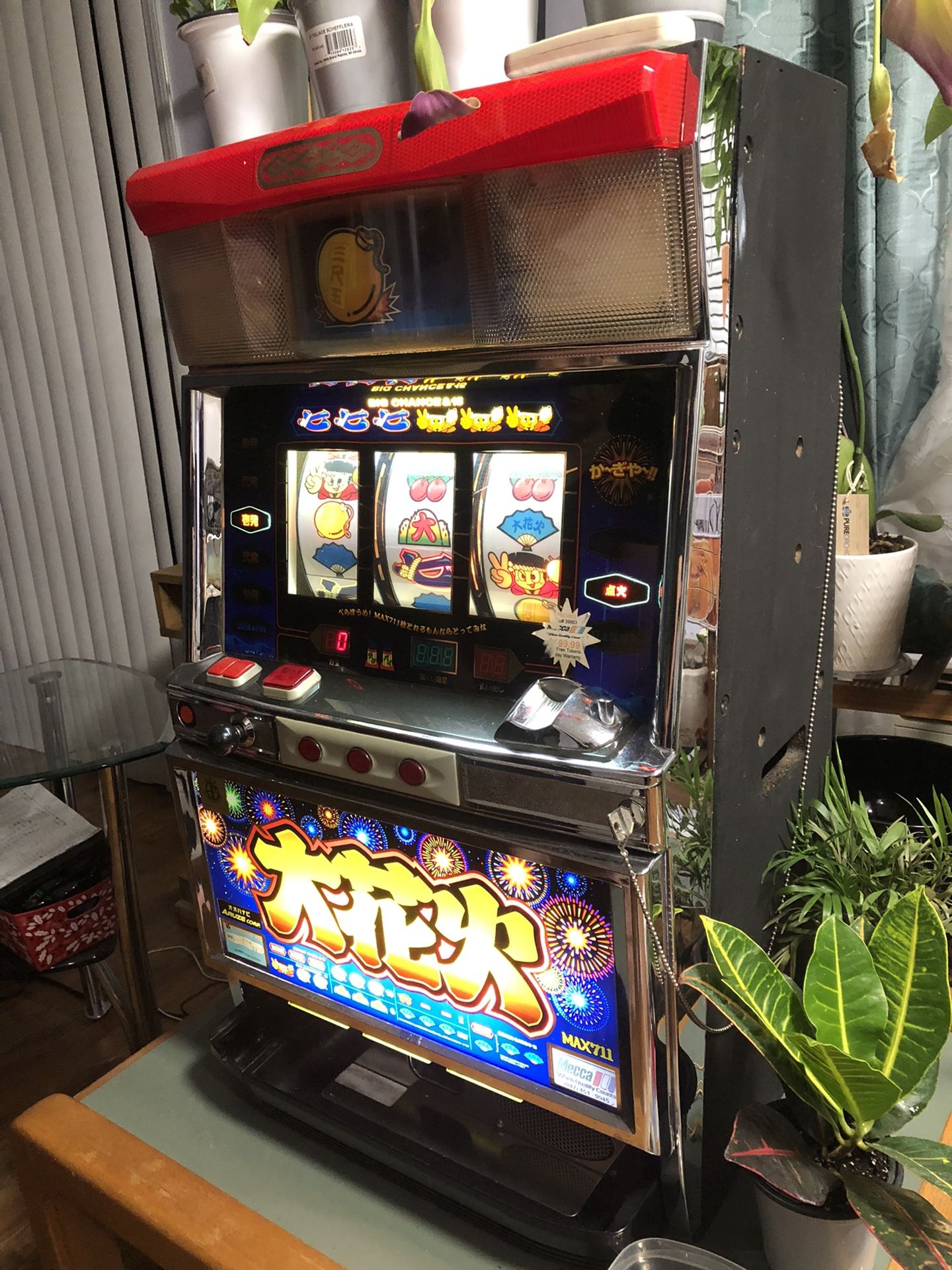 Mecca Coin Slot Machine Japanese Vintage 1999