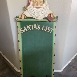63” Santa Menu Chalkboard 