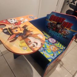Kids Paw Patrol Desk and Chest