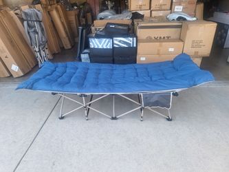 XXL Camping Cot/Folding bed with Mattress-New in box with Carrying Bag