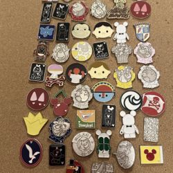 Lot Of 50 Disney Trading Pins Hidden Mickey Various Years 2000-2017 NO BACKS