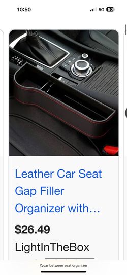 Leather Car Seat Gap Filler