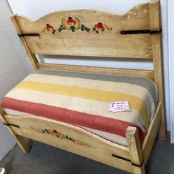 Lovely Monterey Pine Rustic Bench