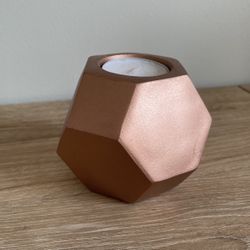 Rose Gold Tea-Light Candle Holder 