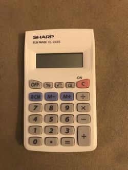 Sharp calculator