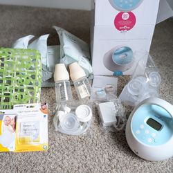 Spectra S1 Plus Portable Electric Breast Pump and Accessories 