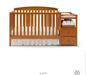New in box 4 in 1 CONVERTIBLE Crib mattress not included