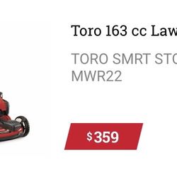 Lawn Mower Toro 22”