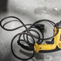 Used Dewalt Corded Drill 3/8