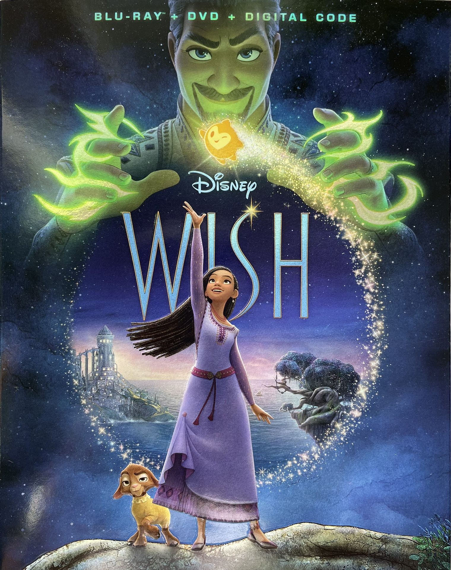 2023 Wish Blu-Ray/DVD/Digital Code Chris Pine