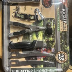 Fishing Gear, Rain Poncho, Emergency Blanket 