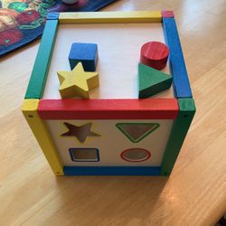 Wooden Toy Box With Many Activities