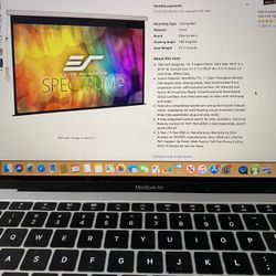 Projector Screen , Motorized 100 Inch Diagonal 