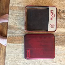 Levi's brown leather wallet 