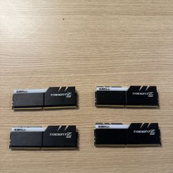 G skill Trident Z 32gb (4x8) 3600mhz cl16 16-16-16-36 Samsung b die