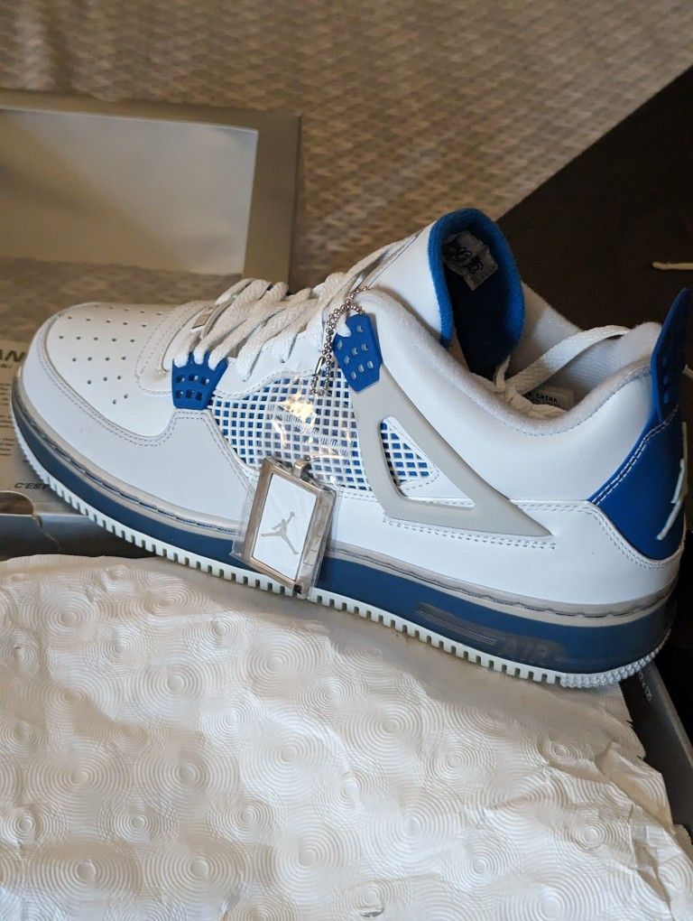 Air Jordan Fusion 4 MILITARY BLUE NEW! RARE Size 11 DS..