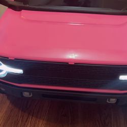 Pink Ford Bronco Kids 12V 2-seater Ride On With MP3 Player 