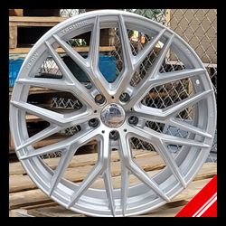 Brand New 20" TL FT17 5x114.3 Silver Machine Wheels