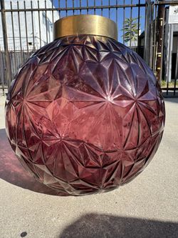 Round Vase - Plum colored from Aldik Home