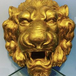 Antique lion heads