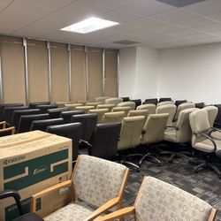 OFFICE CLOSING LARGE QUANTITY OF CHAIRS 
