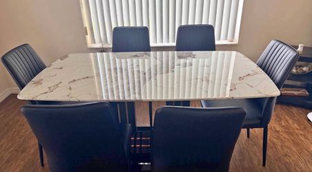 Marble Top Dining Set