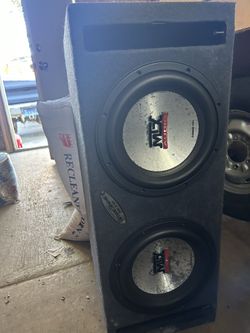 Speakers/Cajón Con Bocinas 10in MTX 7500 Series 