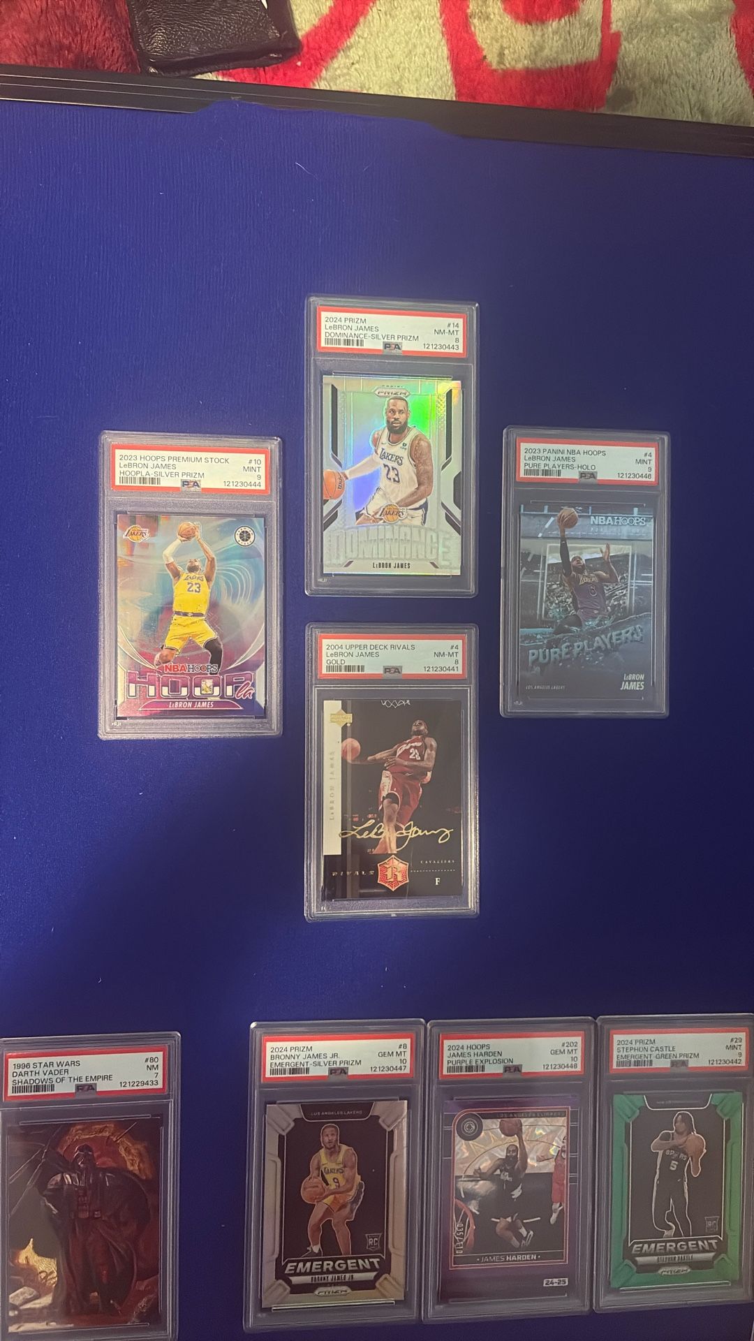PSA GRADED LOT LEBRON JAMES X4 Rookie Card!! 