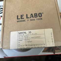 Le Labo Santa’s 33 Perfume