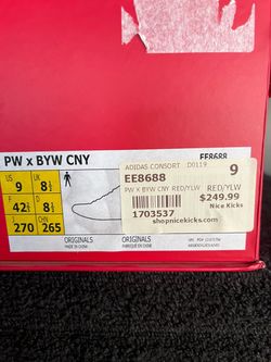 Adidas PW x BYW CNY Sneakers Size 9